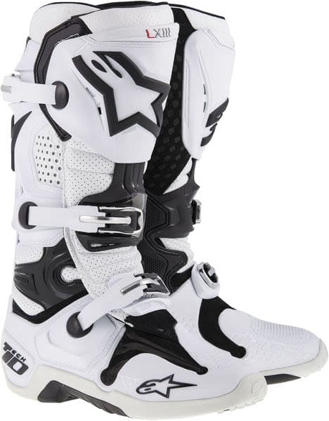 ALPINESTARS MX TECH 10 NEW Black, White