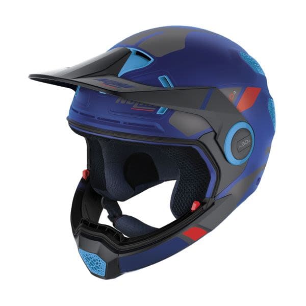 NOLAN N30-4 XP Black, Matt, Navy blue, Red