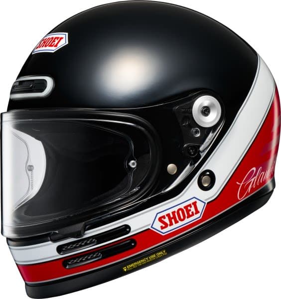 SHOEI GLAMSTER 06 Black, Red, White