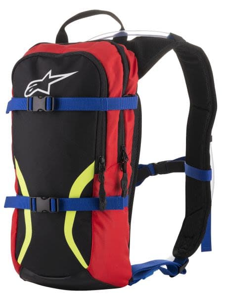 ALPINESTARS MX IGUANA HYDRATION BACKPACK Black, Blue, Red, Yellow