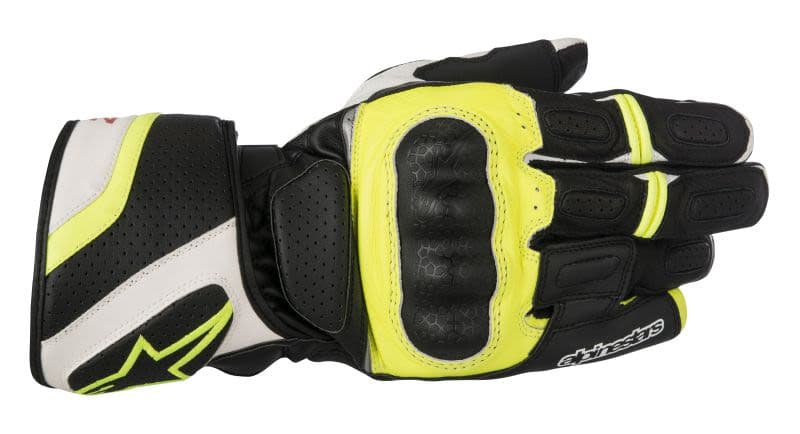 ALPINESTARS SP Z DRYSTAR GLOVES Black, Fluorescent, White, Yellow