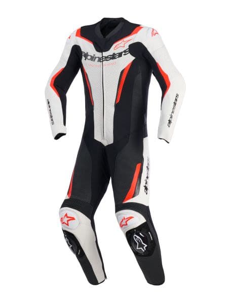ALPINESTARS GP FORCE V2 1 PC Black, Fluorescent, Red, White