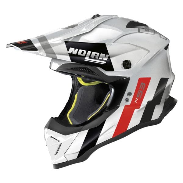 NOLAN N53 Black, Matt, Red, White
