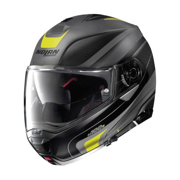 NOLAN N100-5 Black, Grey, Yellow matt