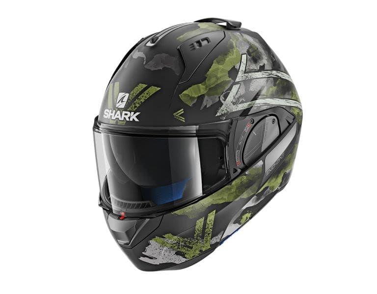 SHARK EVO-ONE 2 Black, Green, Grey, Matt