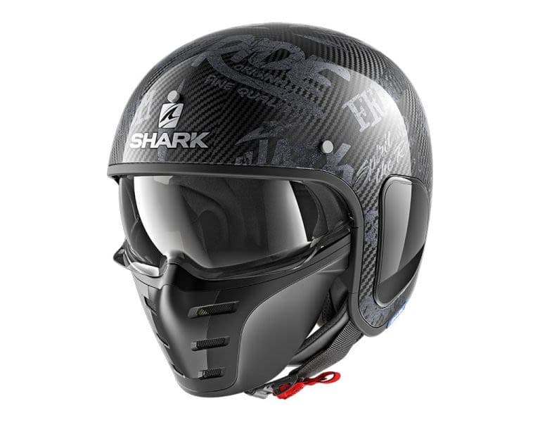 SHARK S-DRAK CARBON Black, Grey