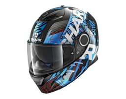 SHARK SPARTAN CARBON Black, Blue, White 1