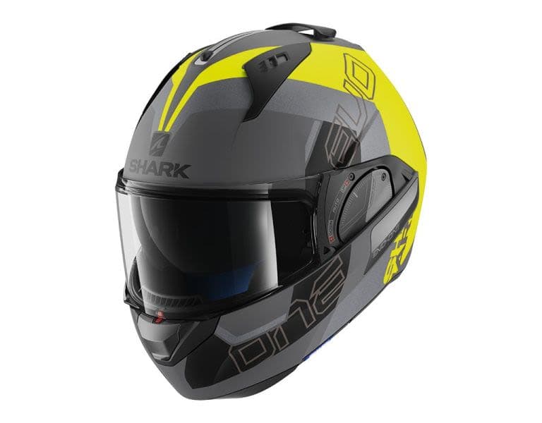 SHARK EVO-ONE 2 Black, Grey, Matt, Yellow