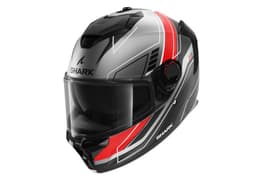 SHARK SPARTAN GT PRO Black, Grey, Matt, Red 1