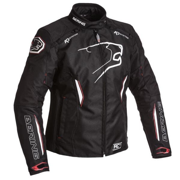 BERING Textile jackets Black, White