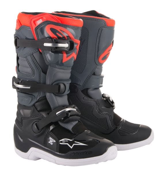 ALPINESTARS MX TECH 7S Black, Fluorescent, Grey, Red