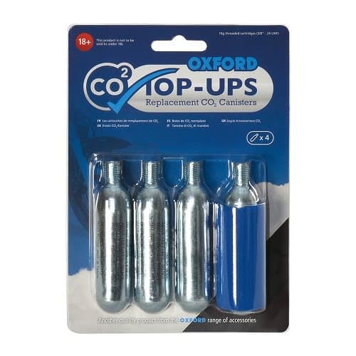 OXFORD CO2 refills for tyre pumping