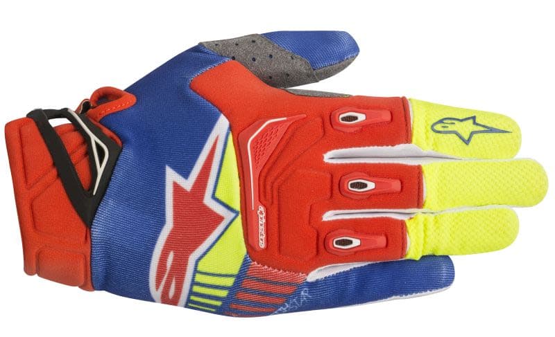 ALPINESTARS MX TECHSTAR Blue, Fluorescent, Red, Yellow