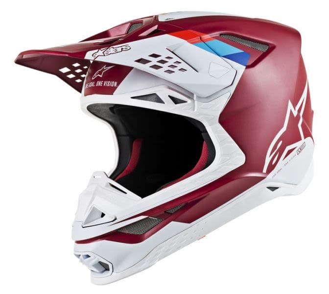 ALPINESTARS MX SUPERTECH S-M8 CONTACT Red, White
