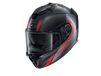 SHARK SPARTAN GT CARBON Black, Grey, Red