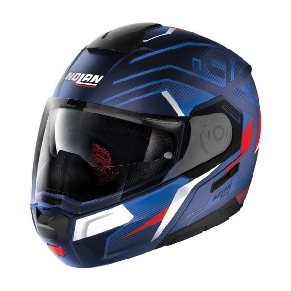 NOLAN N90-3 Black, Navy blue, White