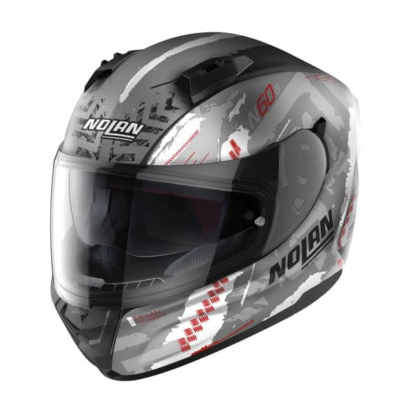 NOLAN N60-6 Black, Grey, Matt, Red