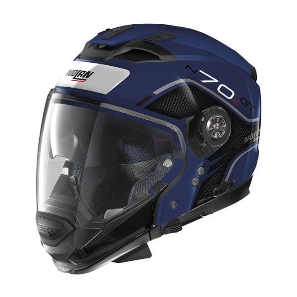 NOLAN N70-2 GT Matt, Navy blue, White