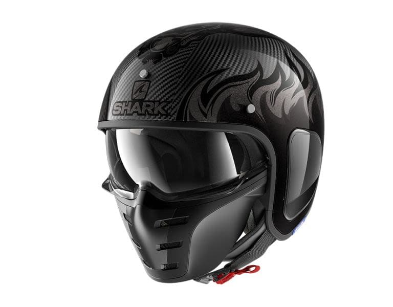 SHARK S-DRAK CARBON Black