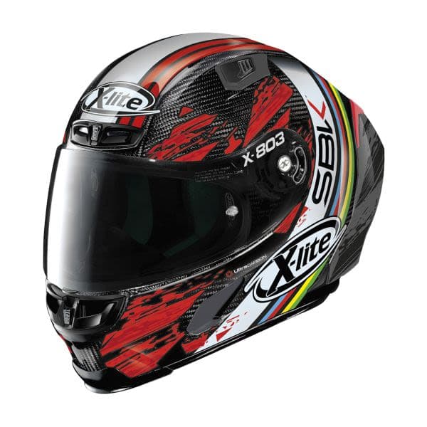 NOLAN X-803 RS U.C. Black, Red, White