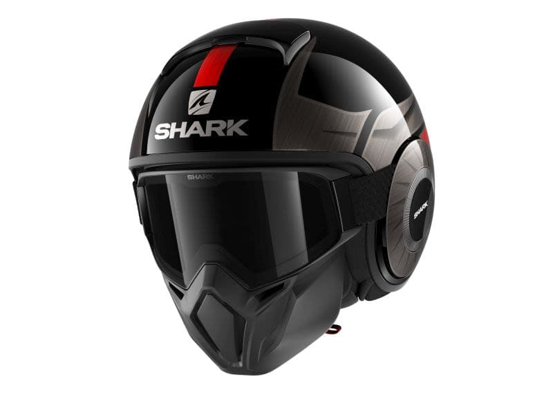 SHARK STREET-DRAK Anthracite, Black, Red