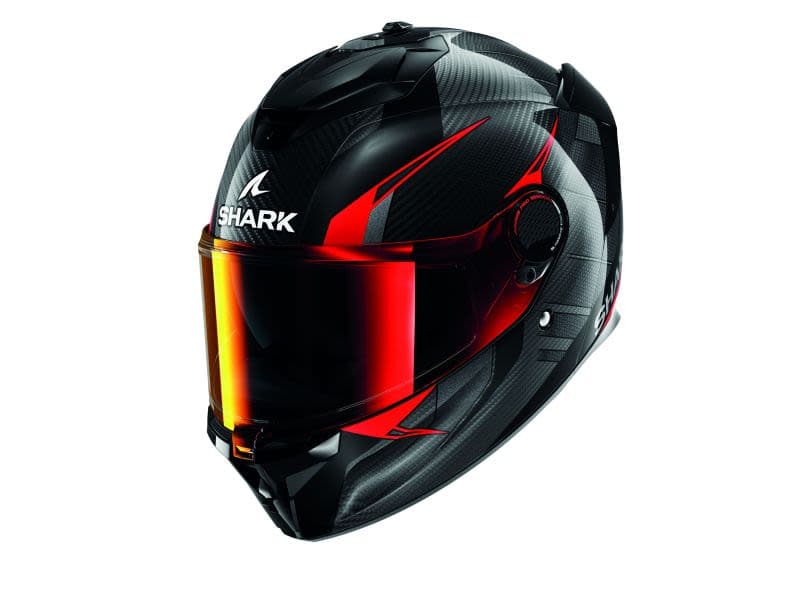 SHARK SPARTAN GT PRO Black, Glossy, Red