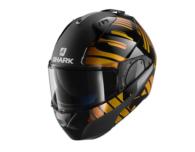 SHARK EVO-ONE 2 Black, Matt, Orange