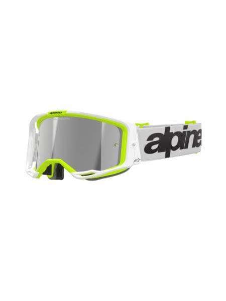 ALPINESTARS MX VISION 8 WORDMARK Fluorescent, White, Yellow