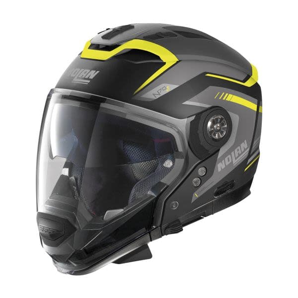NOLAN N70-2 GT Black, Grey, Matt, Yellow