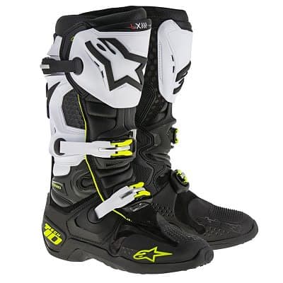ALPINESTARS MX TECH 10 Black, White