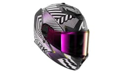 SHARK SPARTAN GT PRO Carbon, Chrome, Purple 4