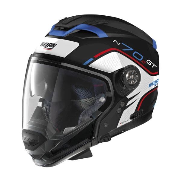 NOLAN N70-2 GT Black, Blue, Matt, White