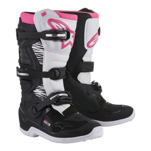 ALPINESTARS MX STELLA TECH 3 Black, Pink, White