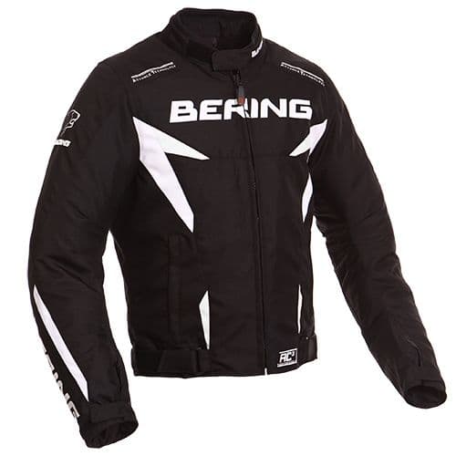 BERING Textile jackets Black, White