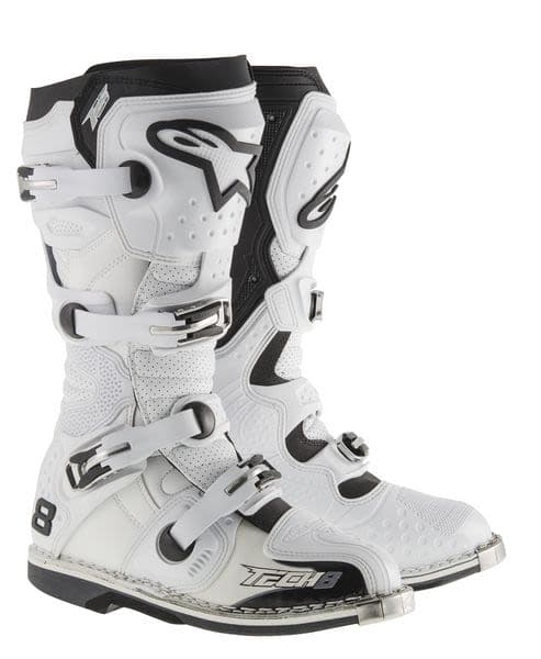 ALPINESTARS MX TECH 8 RS NEW White