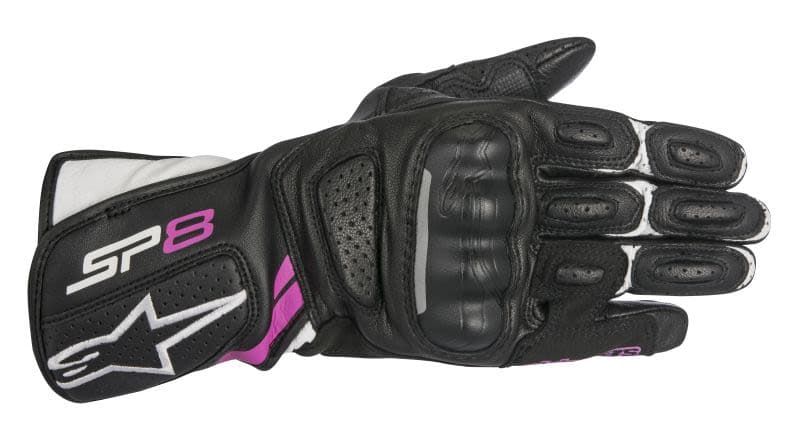 ALPINESTARS STELLA SP-8 V2 GLOVES Black, Fuchsia, White