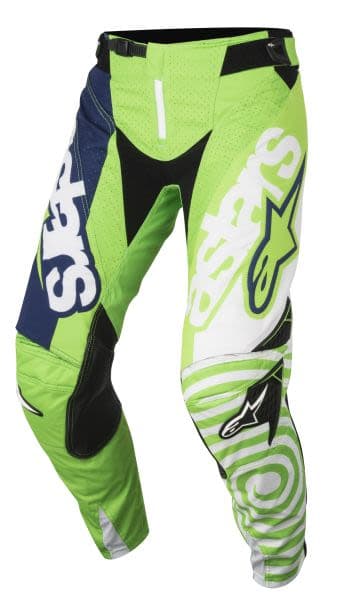 ALPINESTARS MX TECHSTAR VENOM Fluorescent, Green, Navy blue, White