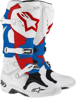 ALPINESTARS MX TECH 10 NEW Blue, Red, White 1