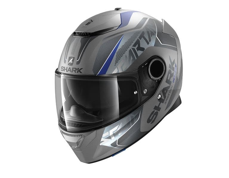 SHARK SPARTAN Black, Blue, Grey, Matt