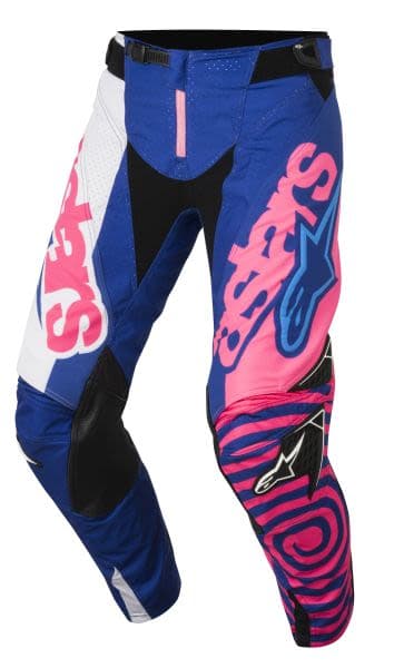 ALPINESTARS MX TECHSTAR VENOM Blue, Fluorescent, Pink, White