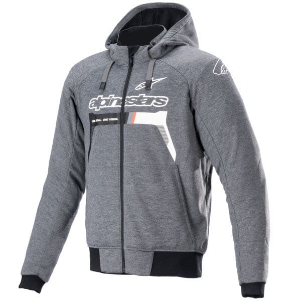 ALPINESTARS CHROME IGNITION HOODIE Grey, White
