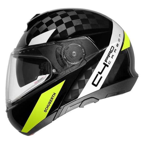 SCHUBERTH C4 Pro Carbon Black, Fluorescent, White, Yellow