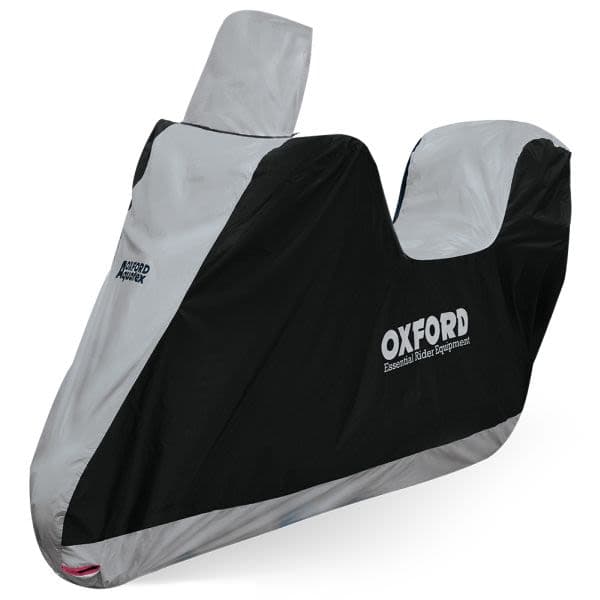 OXFORD AQUATEX HIGHSCREEN TOPBOX SCOOTER COVER Black, Grey