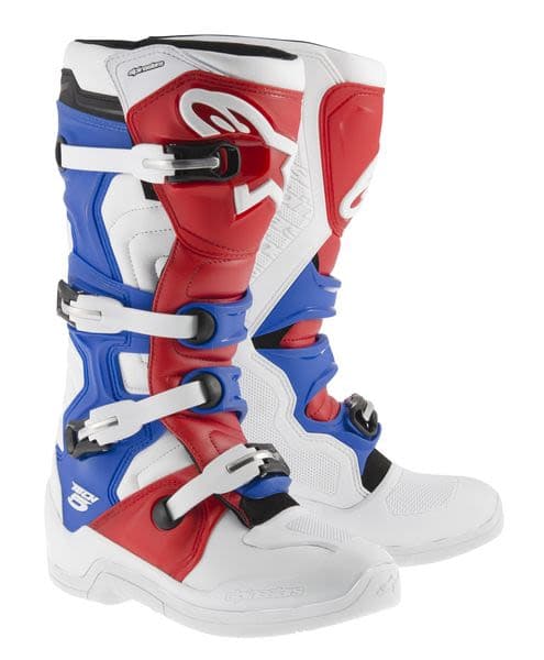ALPINESTARS MX TECH 5 Blue, Red, White