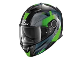 SHARK SPARTAN CARBON Black, Green, Grey 1