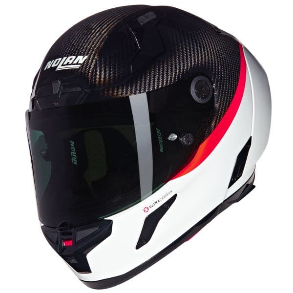 NOLAN X-804 RS U.C. Carbon, White