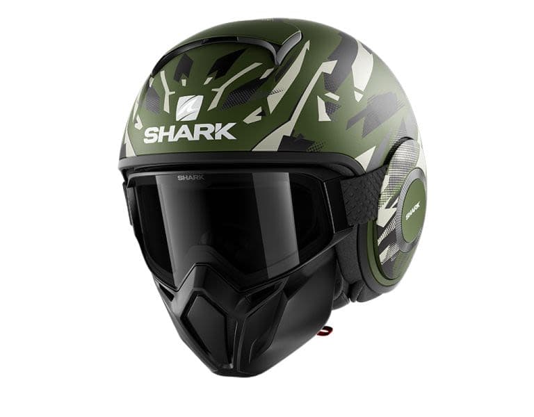 SHARK STREET DRAK Black, Green, Matt