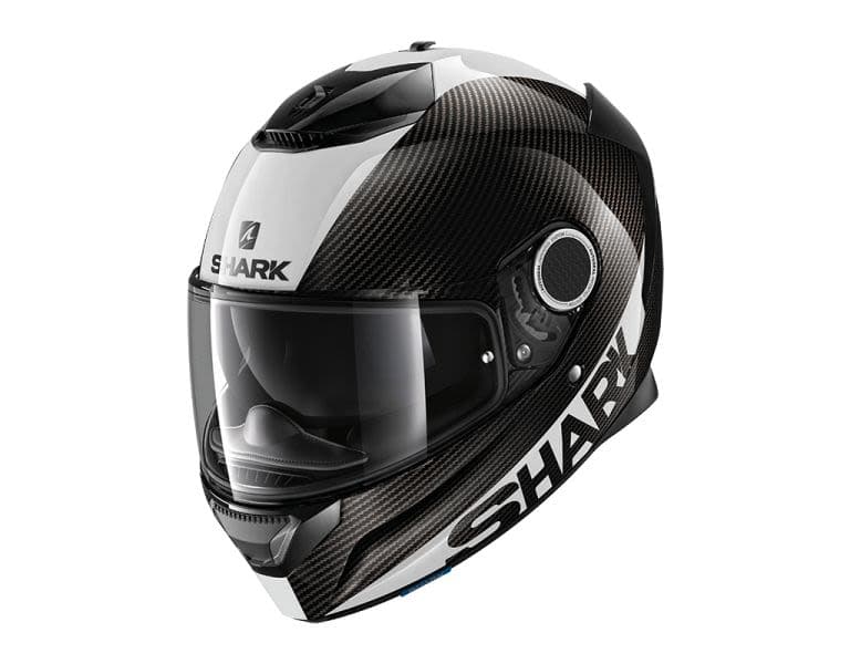 SHARK SPARTAN CARBON Black, White