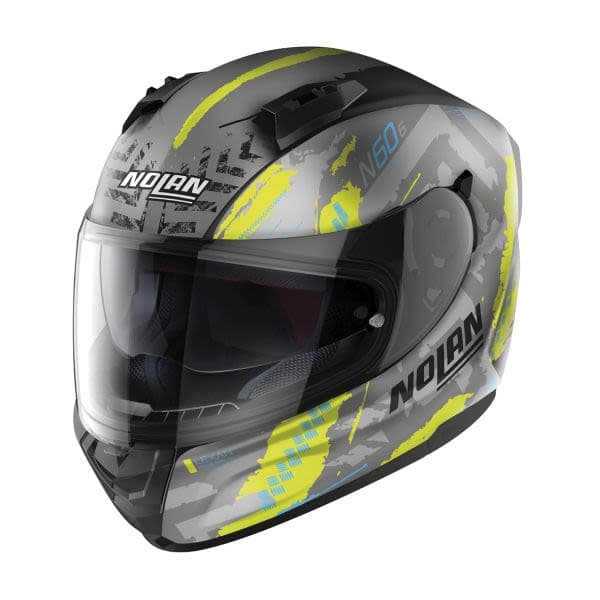 NOLAN N60-6 Black, Grey, Matt, Yellow