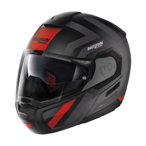 NOLAN N90-3 Black, Grey, Matt, Red